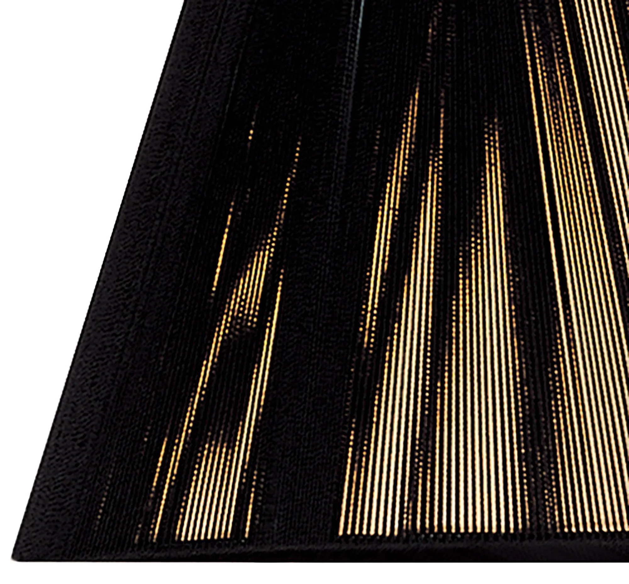 Silk 40cm String Shade Black MS041  Mantra Fusion Silk String Shades